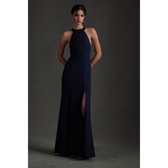BHLDN Dresses & Skirts - New Anthropologie x BHLDN Serephina Crepe Maxi Dress Size 14